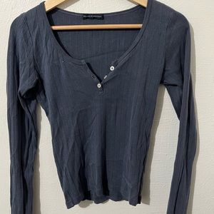 Brandy Melville Blue Long Sleeve
